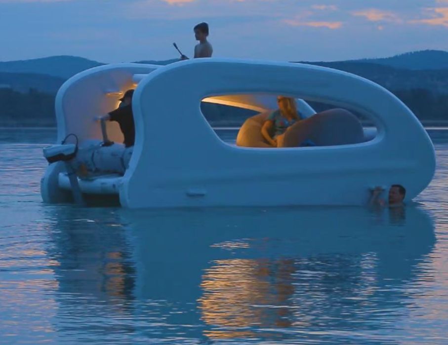 Электрический Катамаран надувной