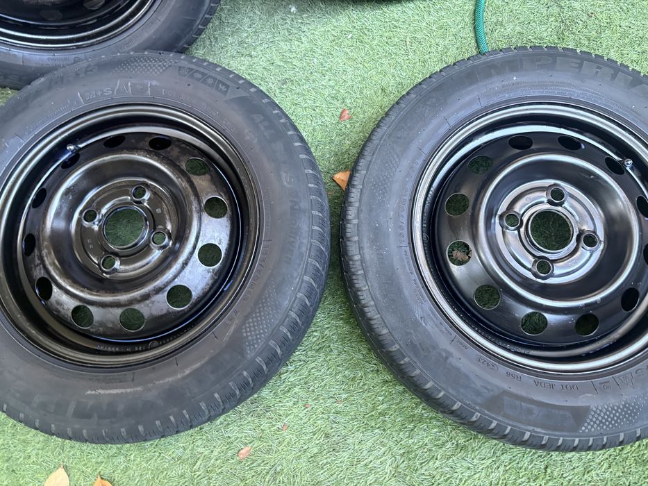 Jante 4x100 cu cauciucuri allseason