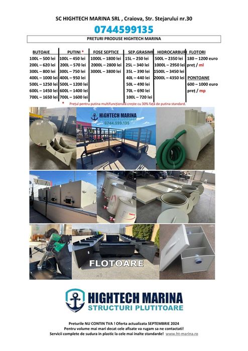 Butoi vin tuica polipropilena (PP) avizate alimentar