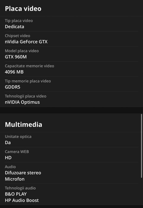 Laptop Pavilion 17 intel core i7