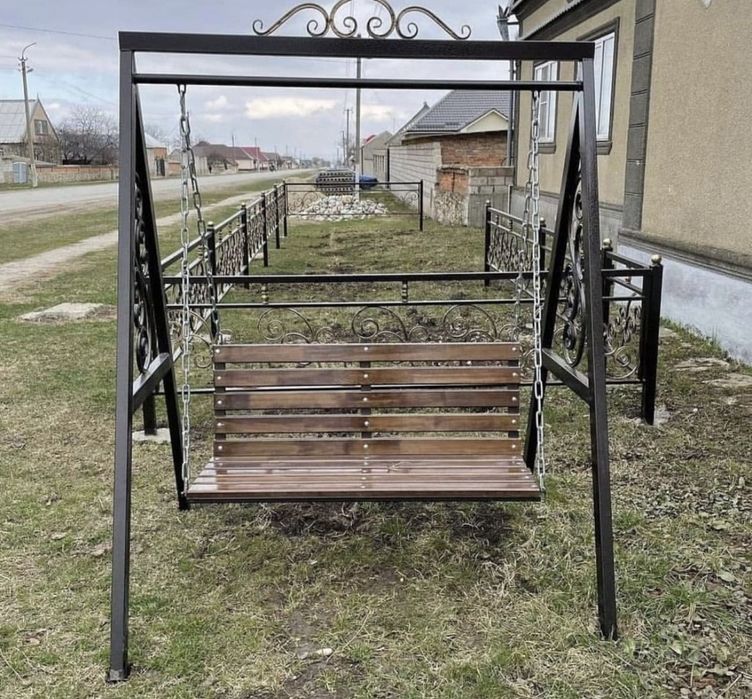 Скамейки урны беседки качели