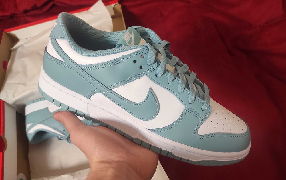 Nike Dunk Low Retro "White/Denim Turquoise"