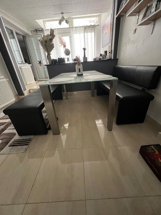 Masa sticla sufragerie