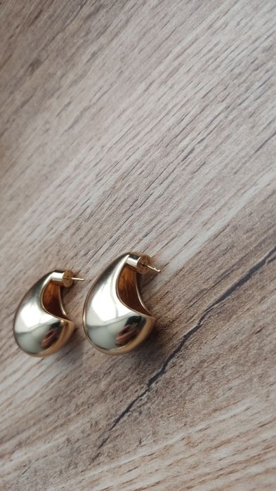 Позолоченные серьги Massimo Dutti