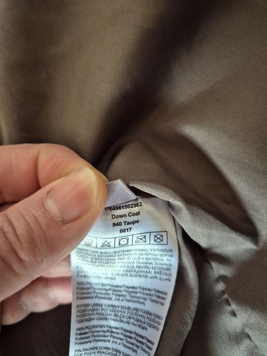 Немско дълго яке, гъши пух