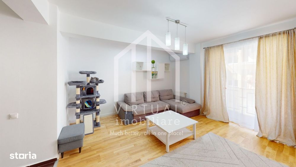 Apartament cu 3 camere, 78mp utili + balcon (9mp), etaj 2/4 - Turnisor