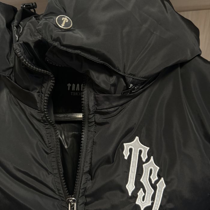 Trapstar Shooters Hooded Puffer Reflective Jacket Зимно Яке Палто