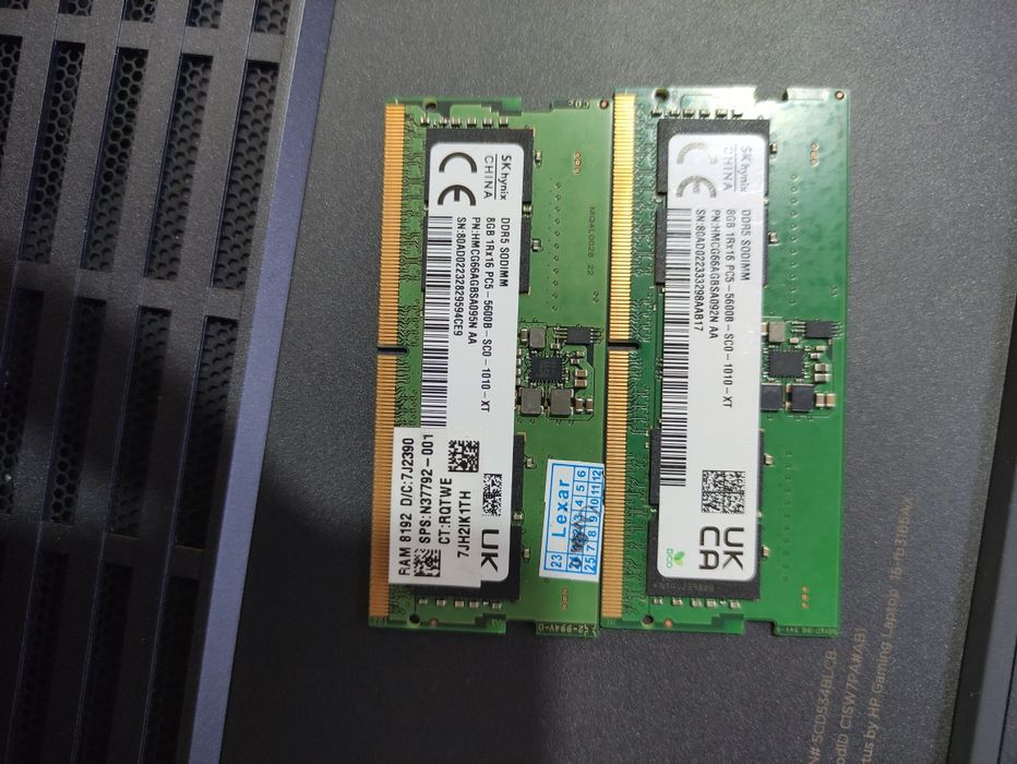 Sodimm Ddr5 16gb/8gb/Operativka noutbuk uchun
