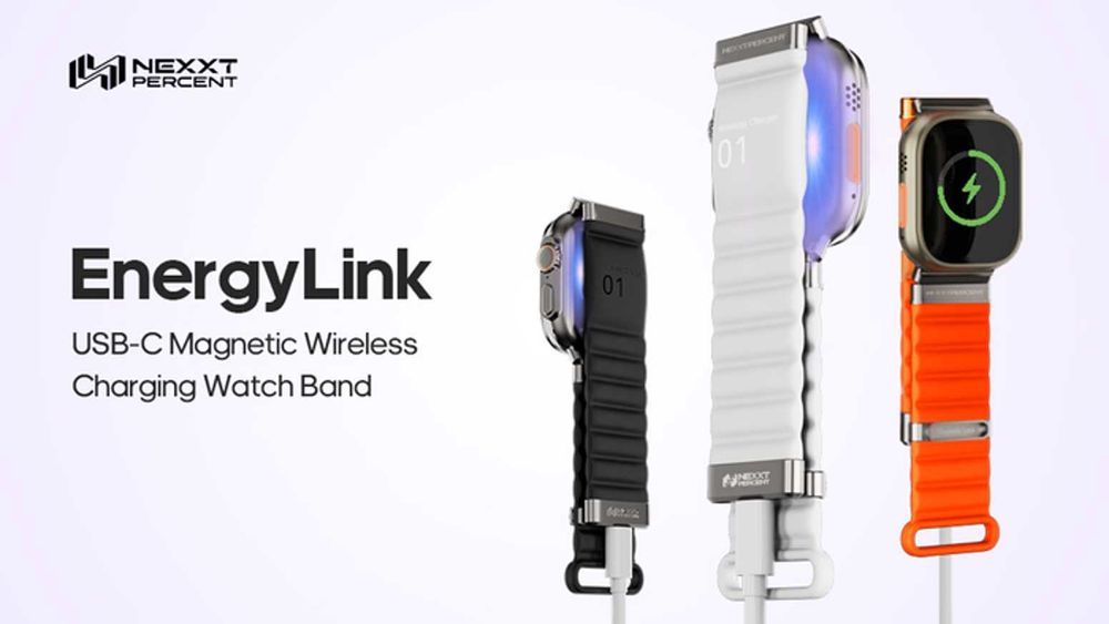 Ремешок (band) на Apple Watch с возможностью зарядки часов USB Type-C