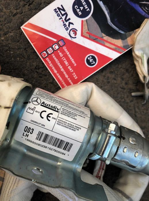 Mercedes Benz ML GLE GL GLS kit airbag volan pasager cortine centuri