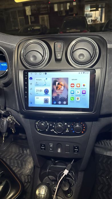 Navigatie android Dacia Logan 2 Sandero 2 CarPlay AndroidAuto MediaNav
