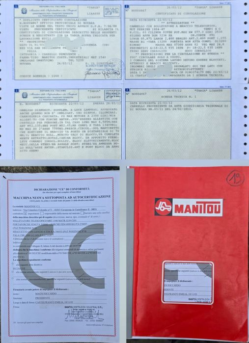 Cabina Manitou MRT 1540 IMPECABIL cu prelungire braț