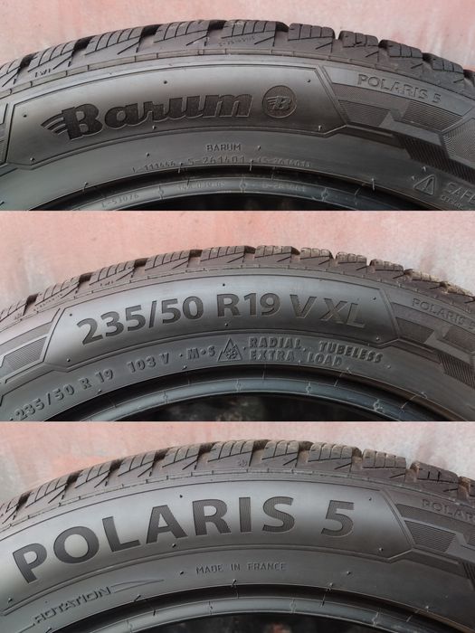 4бр. зимни гуми 235/50/19 Barum Polaris5
dot24