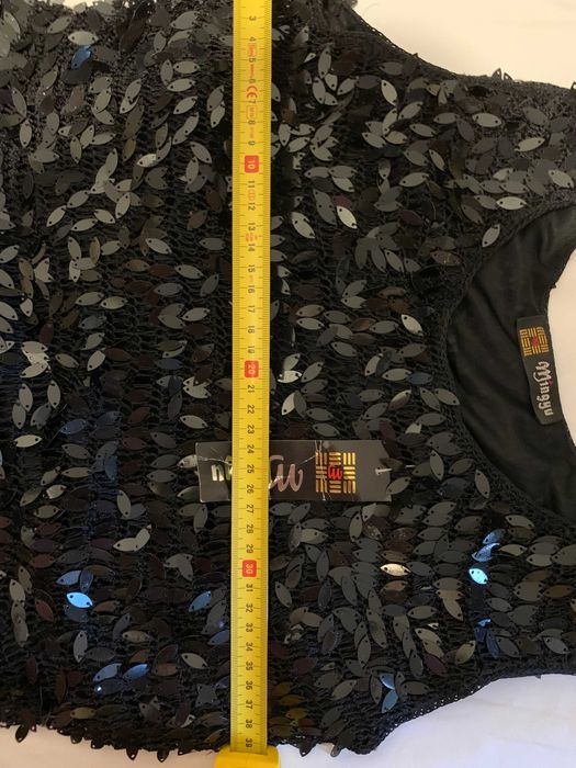 Vand rochie paiete neagra, ocazie, marime M-L