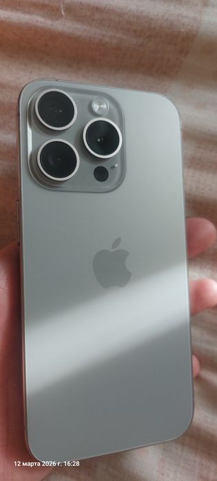 Продам IPhone 15pro. 256Gb. 95% батарея.