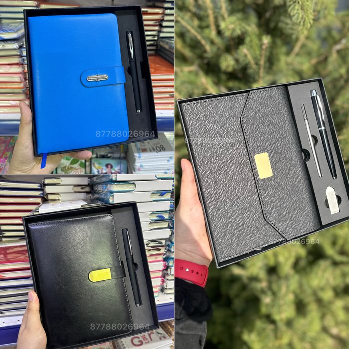 Блокнот черный , ежедневник черный