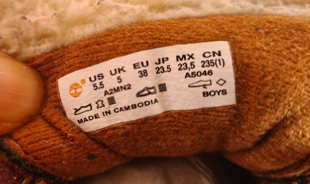 Ghete adolescente Timberland