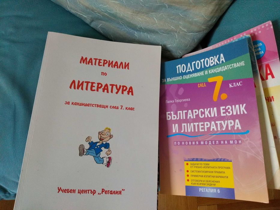 Сборници и помагала за ДЗИ- 7клас МАТ и БЕЛ
