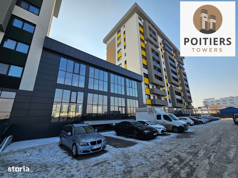 Spațiu comercial de închiriat în Poitiers Towers – 825 mp utili!