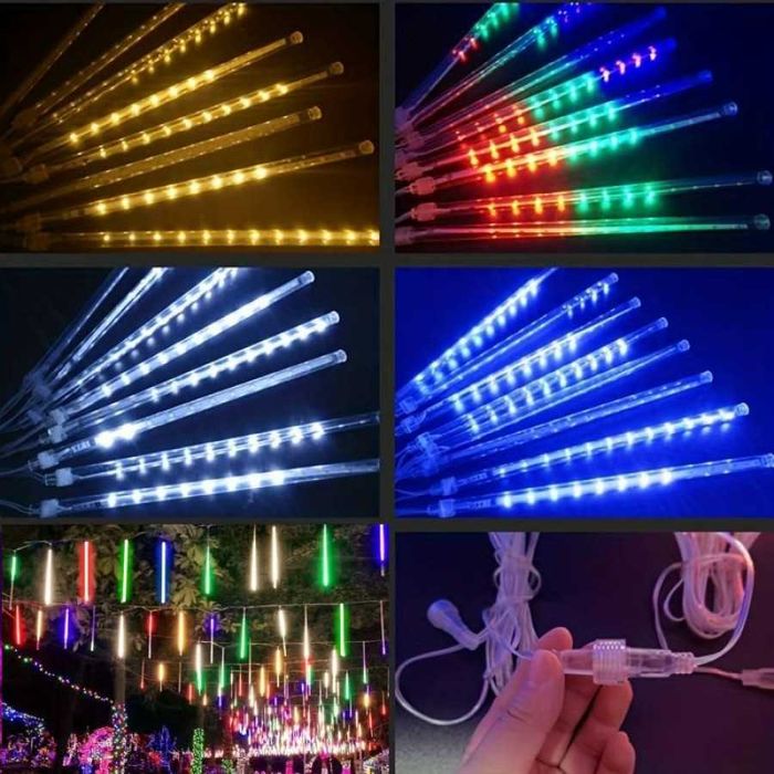 Instalatii 24 turturi tuburi led, efect curgere 50cm interconectabile