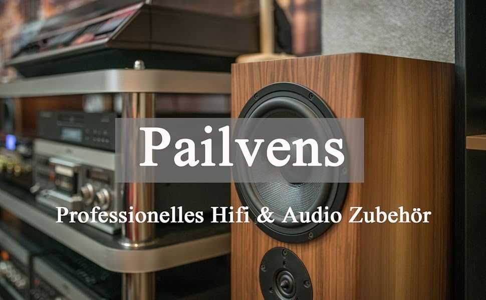 Pailvens HiFi Power Cord захранващ кабел за високоговорители с3 извода