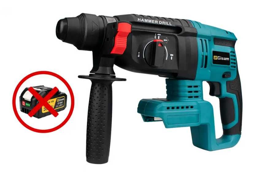 Безчетков Акумулаторен Перфоратор GISAM