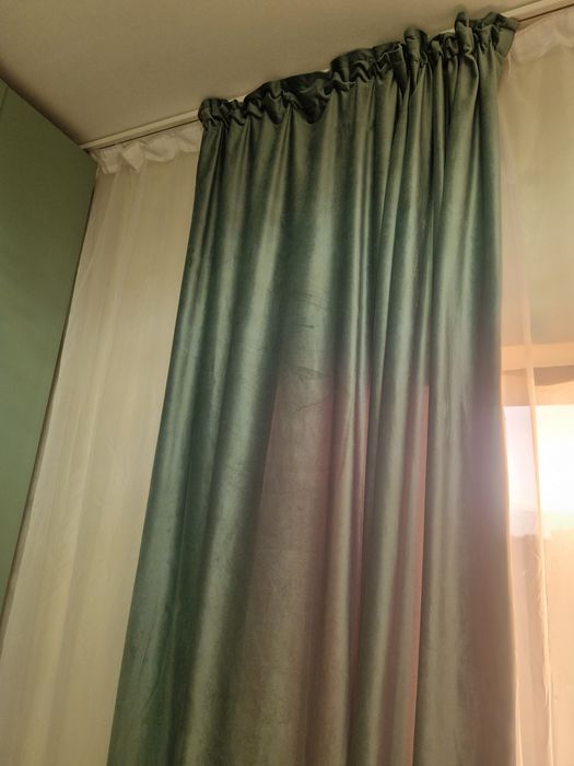 Set 2 draperii catifea