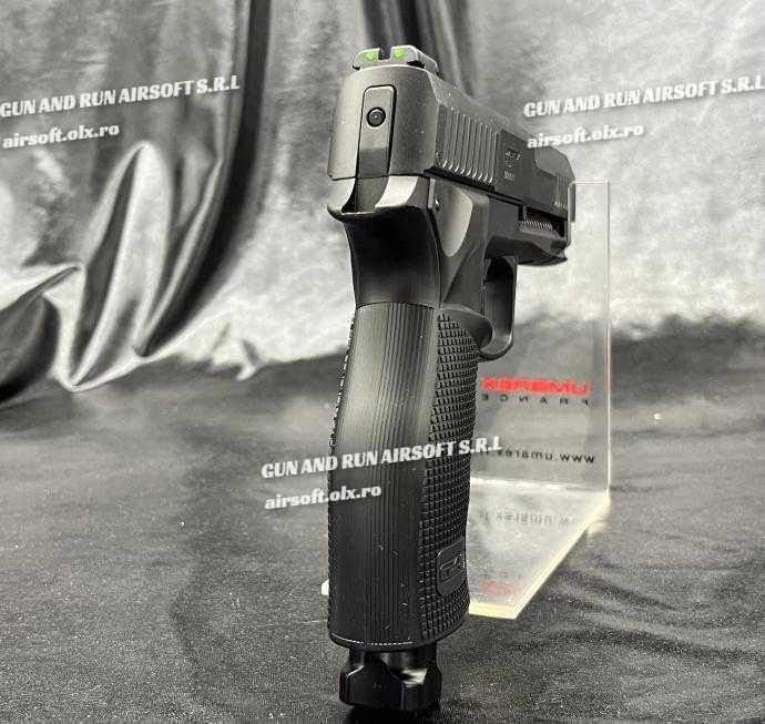 HDP ~Negru Mat~ 25 J ! Full Metal [PACHET COMPLET!] Pistol Co2 Airsoft