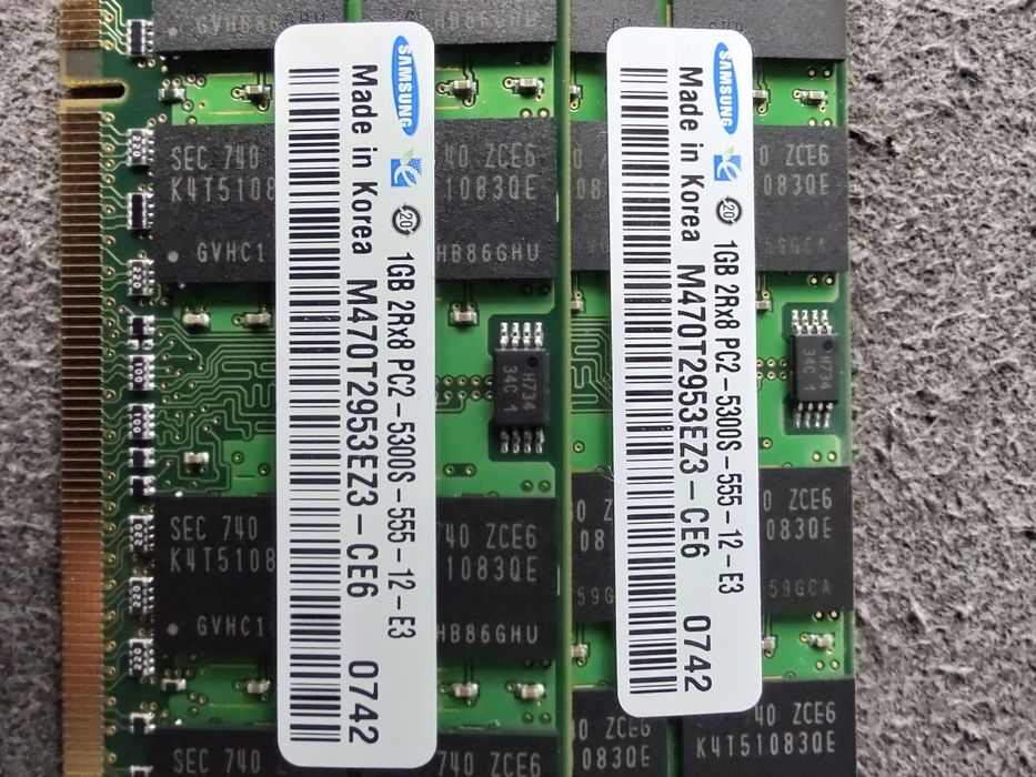 Рам за лаптоп 2х1Gb DDR 2