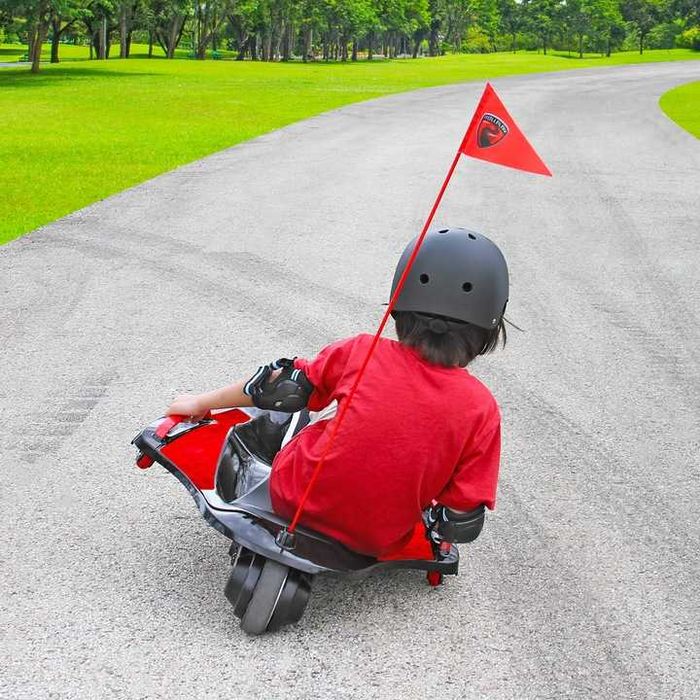 Детска електрическа кола Nighthawk, червена