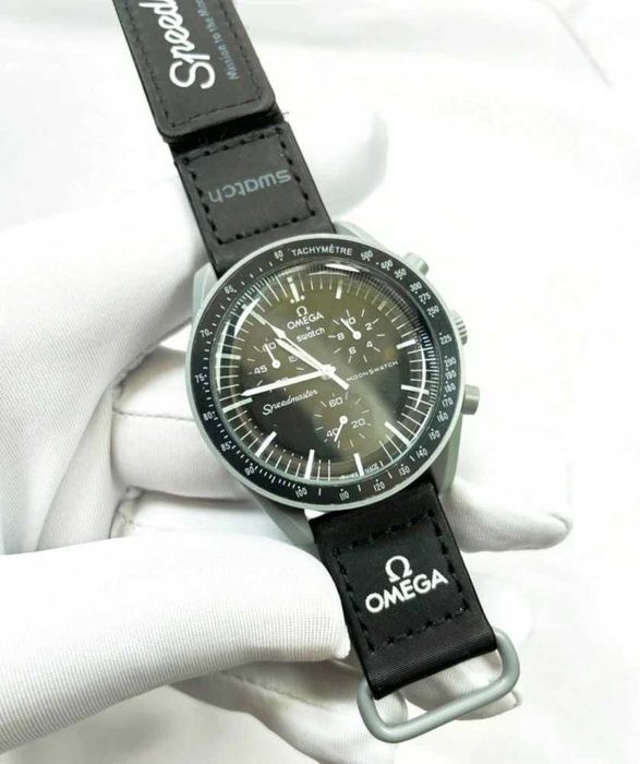 Ceas SWATCH X OMEGA MISSION TO THE MOON Chronograf Superb Nou 2025 !!