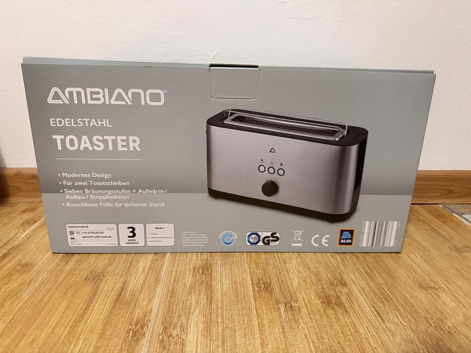 Toaster sliminox 2 felii