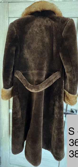 Palton de dama din blana naturala retro vintage masura 36-38 S
