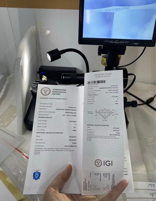 Серьги с бриллиантами 2 карата