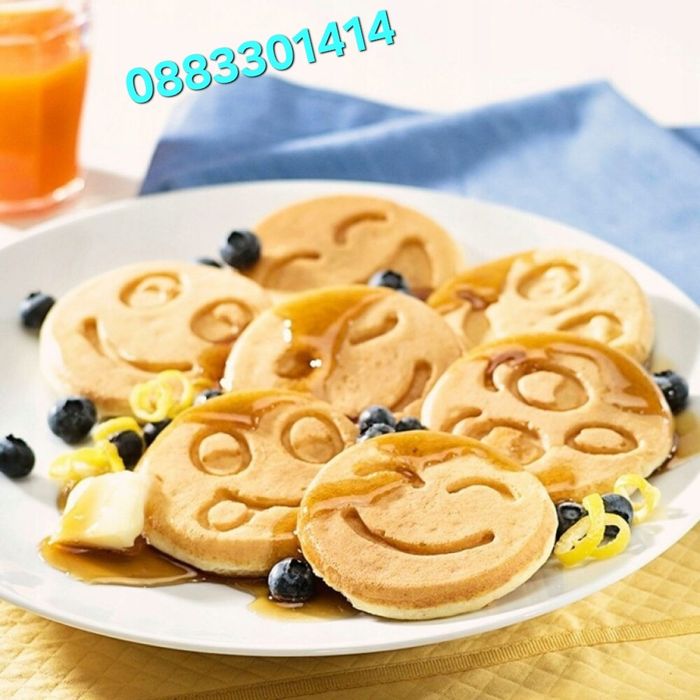 Тиган за палачинки с емотикони