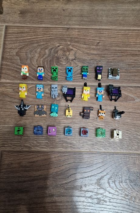 Colecție completă Minecraft Kinder Joy