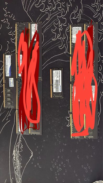 Продам оперативную память ddr4 8gb 16gb