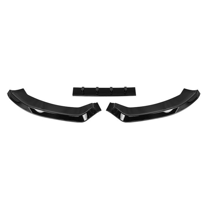 Lip bara fata S5 Design Audi A5 B8 8T 2007 - 2012 negru lucios