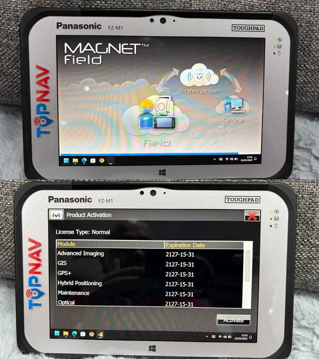 Tableta  Rugged Panasonic FZ-M1 GPS Controler SURVCE Magnet Field