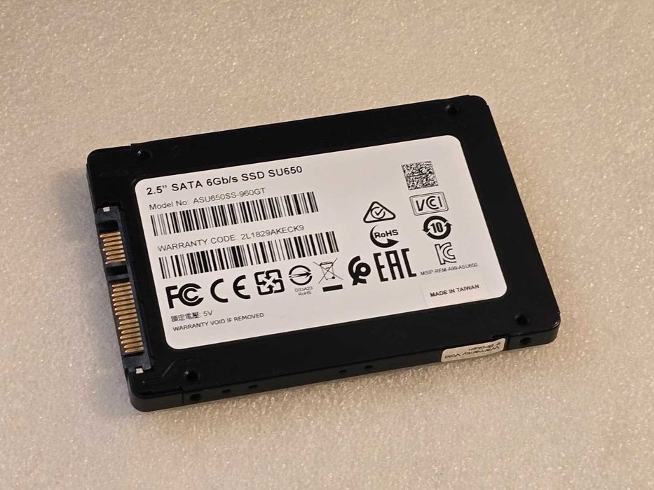SSD Solid State Drive Adata SU650 960GB 2.5" Sata III 6Gb/s ASU650SS-960GT