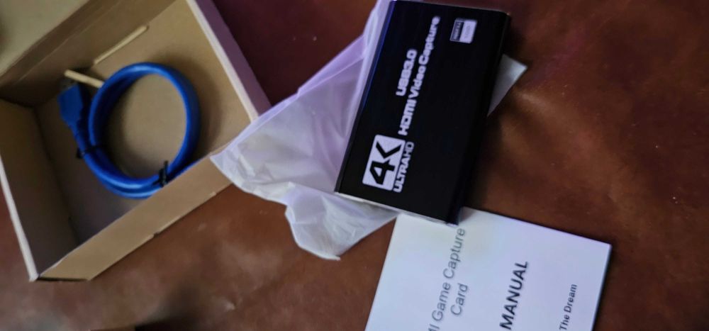 Placa de Captura Video Hdmi 4K - Hdmi - USB 3.0 ps4 ps5 xbox one