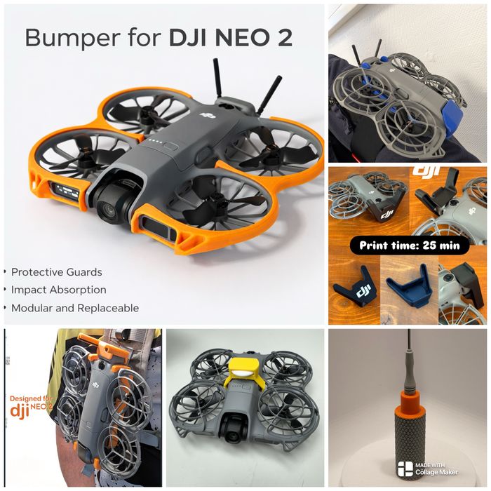 DJI NEO 2 или DJI AVATA 2 модулна кутия-чанта 2 в 1 и Аксесоари