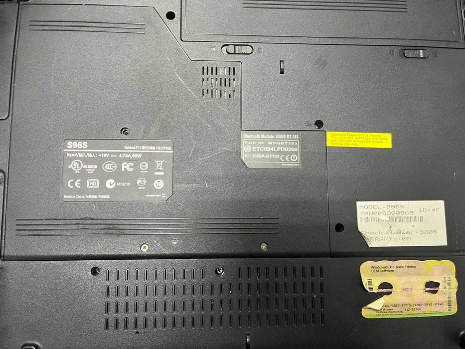 Asus s96s 4gb dvd-rw Корпус-матрица