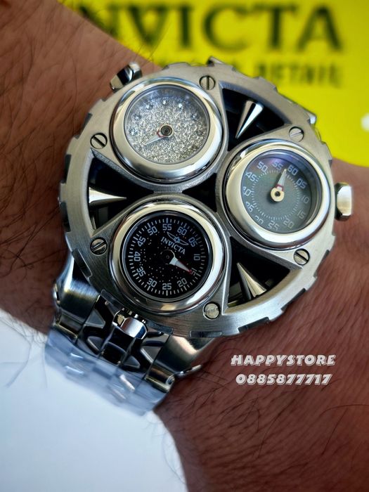 INVICTA Cerberus Silver 47 mm, Инвикта нов мъжки часовник