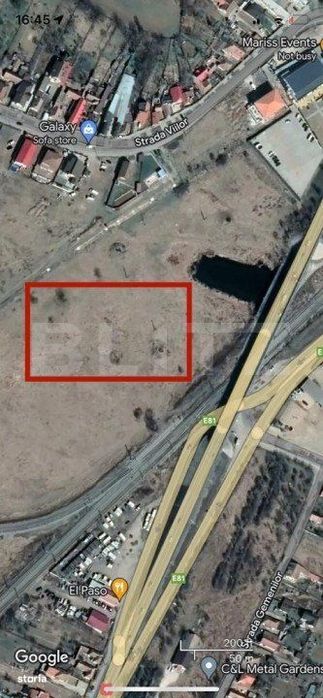 Teren intravilan 4950mp, cu PUZ P+4, zona Partos