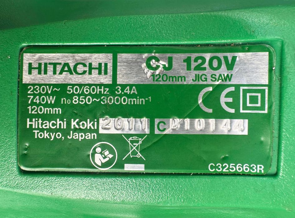 Hitachi CJ 120V - Професионален прободен трион 740W 120mm