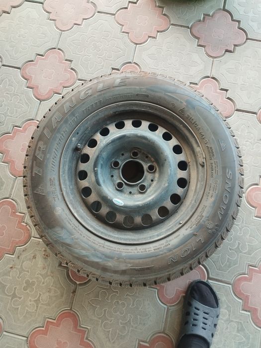 Железные диск Мерседес 5*112 5х112 R15 205/65 R15 зимние шины комплект