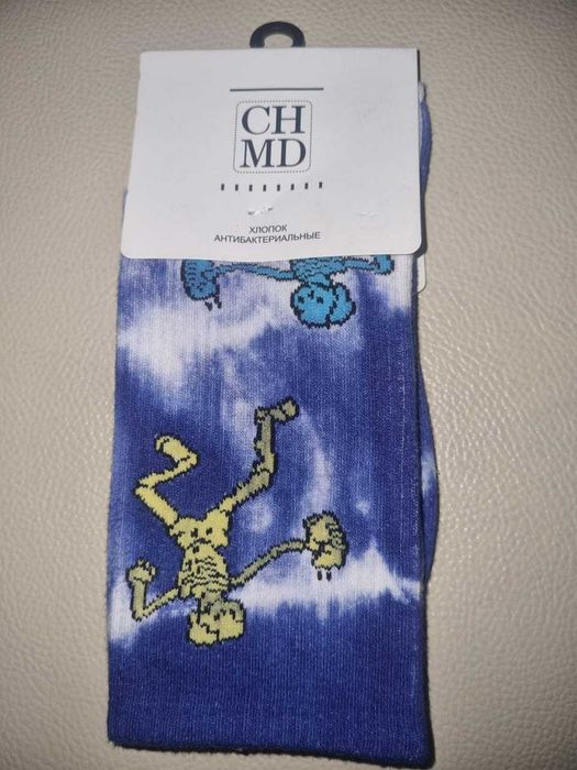 Носки теплые с рисунками в новом состоянии