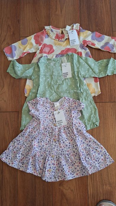 Set 3 rochii NOI, marime 68, H&M