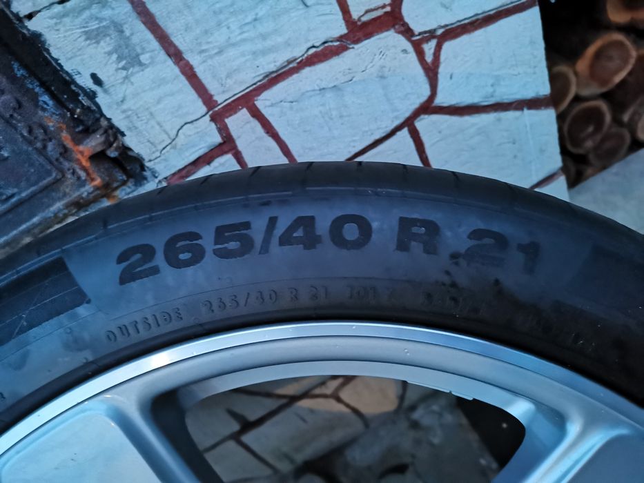 Jante aliaj originale Porsche Macan R21,anvelope Vara Continental 2021